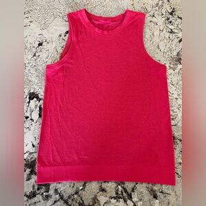 Lululemon Breeze By Muscle Tank II Pink Perforated Active Top Women's 6